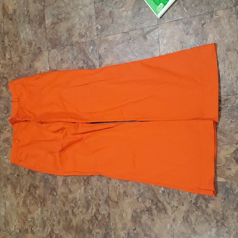 Womans, size 8L "perfect khaki" by Gap. Orange in color